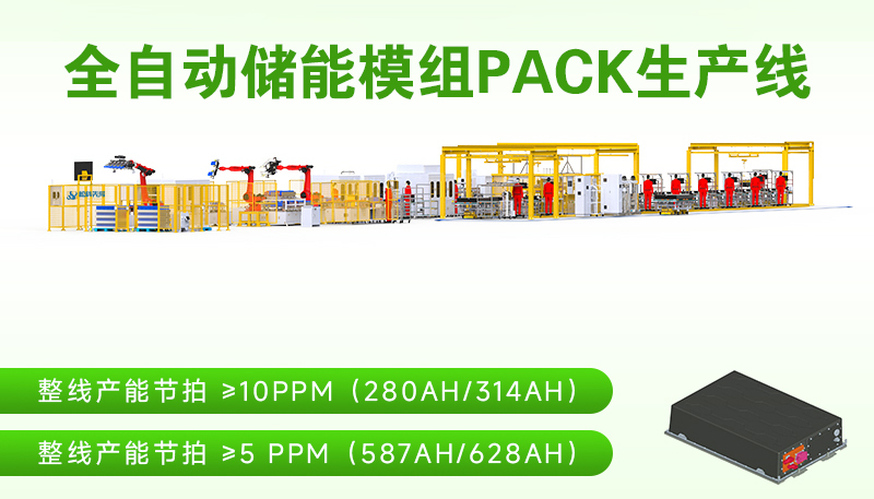 推荐家庭储能模组pack全自动化生产线方案(图1)
